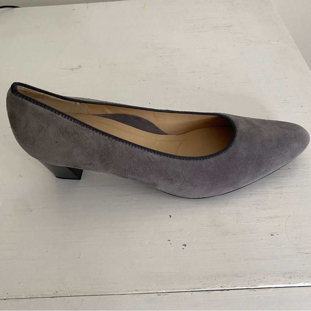 ARA Luftpolster Gray Suede Leather Pump in US 10 - Picture 5 of 14